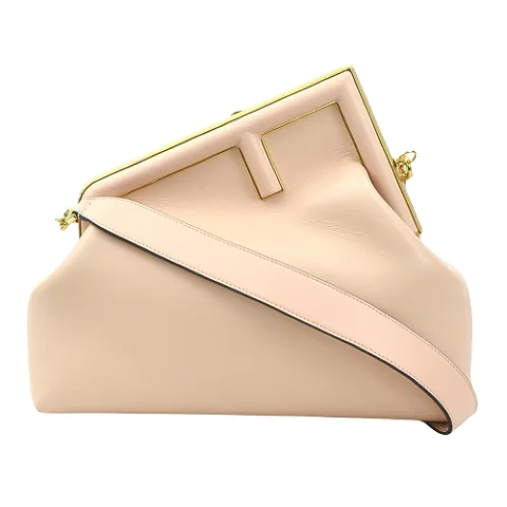Fendi Vintage Pre-owned Leather fendi-bags Pink Dames