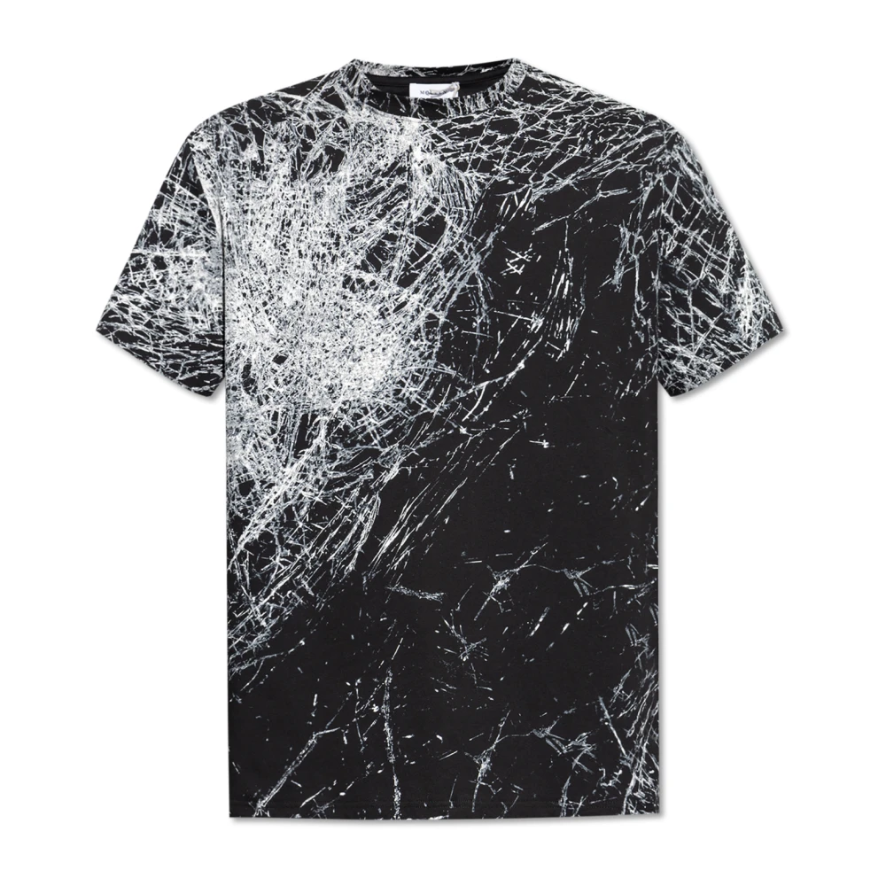 Alexander mcqueen T-shirt met print Black Heren