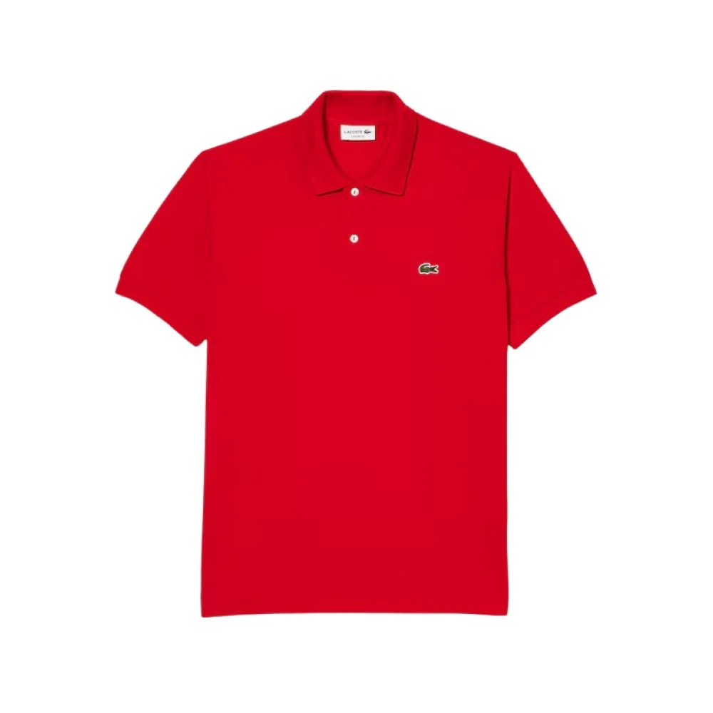 Lacoste Uomo Rosso Polo A Maniche Corte - Immagine 3