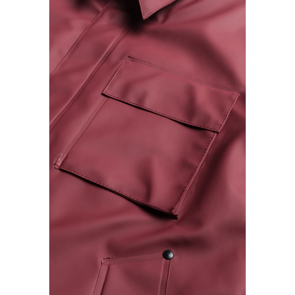Stutterheim Waterdichte Winter Overshirt Jas Red Heren