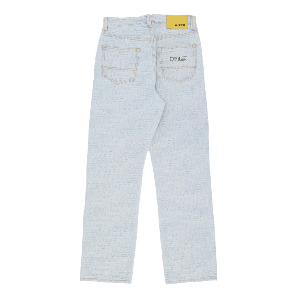 Iuter Lichtblauwe Losse Denim Jeans Blue Heren