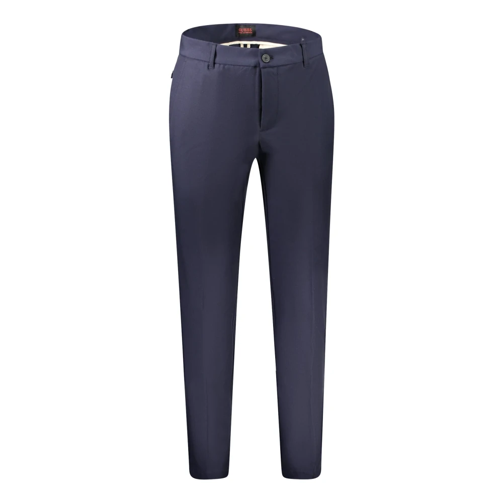 Guess Blauwe Sportieve Elastische Taillebroek voor Heren Blue Heren