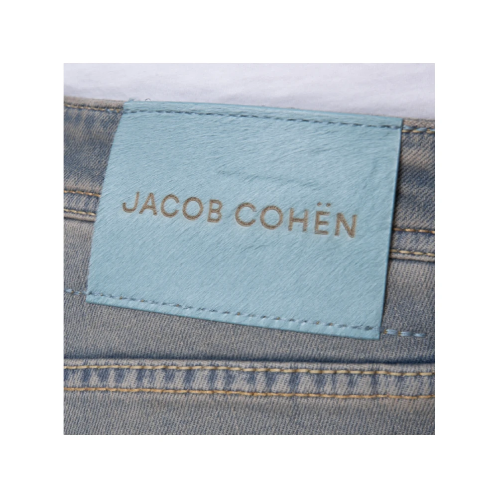 Jacob Cohën Slim Fit Blauwe Gewassen Jeans Nick Blue Heren