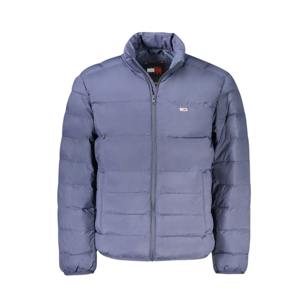 Tommy Hilfiger Blauwe Polyamide Jas Blue Heren