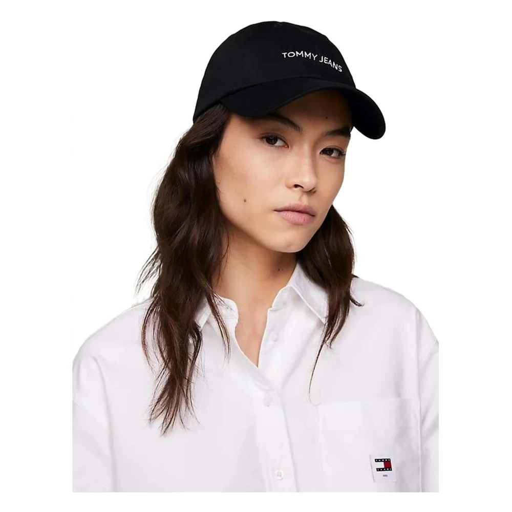 Tommy Hilfiger Tjw Linear Logo Cap Black Dames