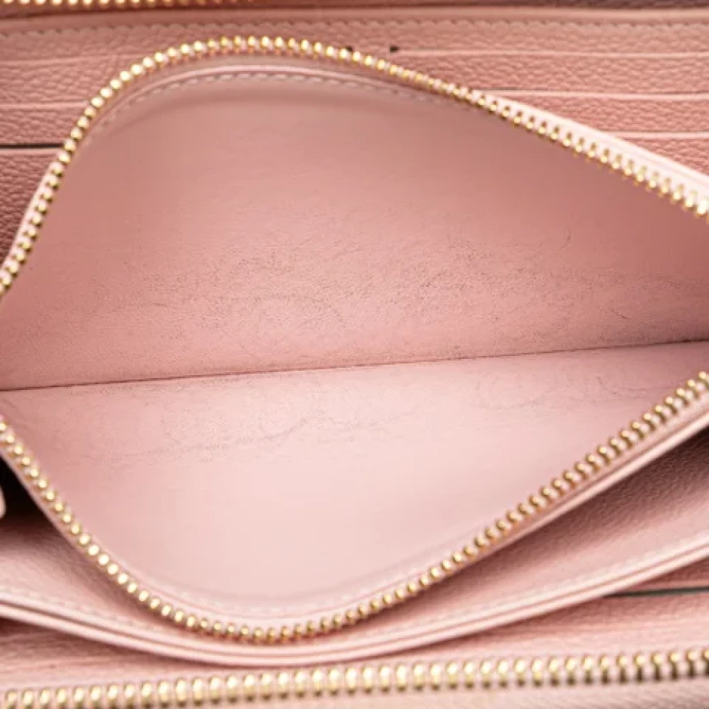 Louis Vuitton Vintage Pre-owned Canvas wallets Pink Dames