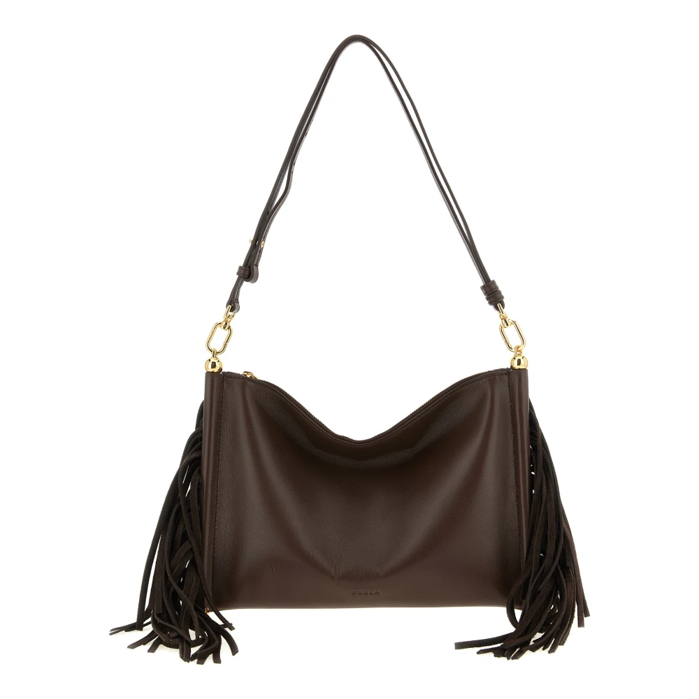 Furla Vrouw Bruin Tassen Dames, One Size, Leer, Sfera Soft Mini Schoudertas
