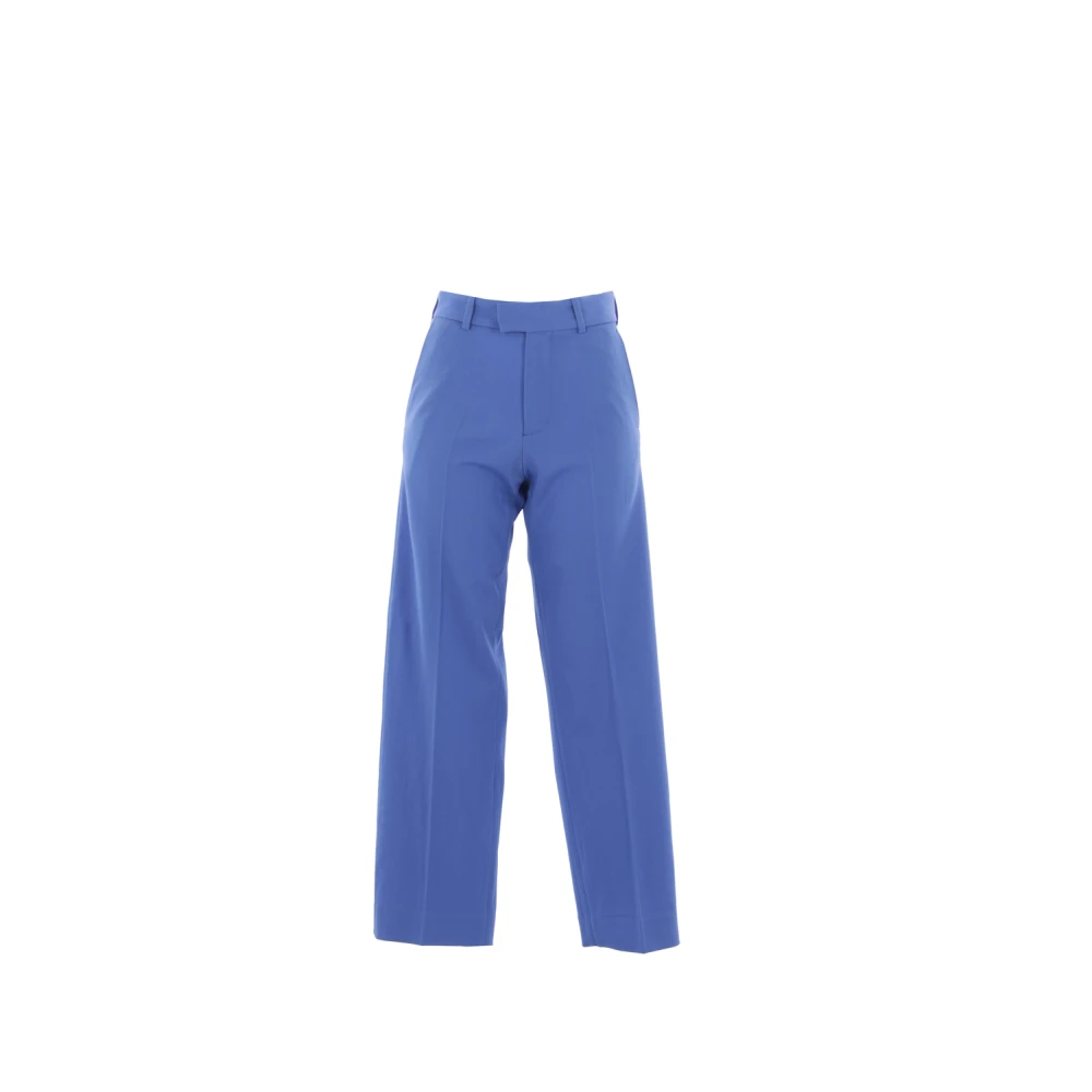 Meta Campania Collective Gilles Twill Wol Broek Blue Dames
