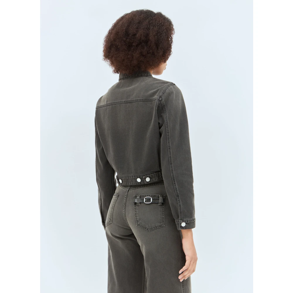 Coperni Denim Werkkleding Jas Gray Dames