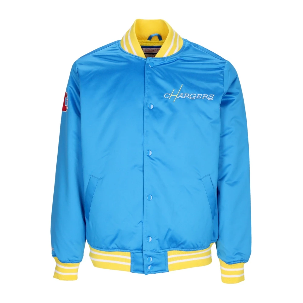 Mitchell & Ness Men's Blue Los Angeles Chargers Bomber Jacket