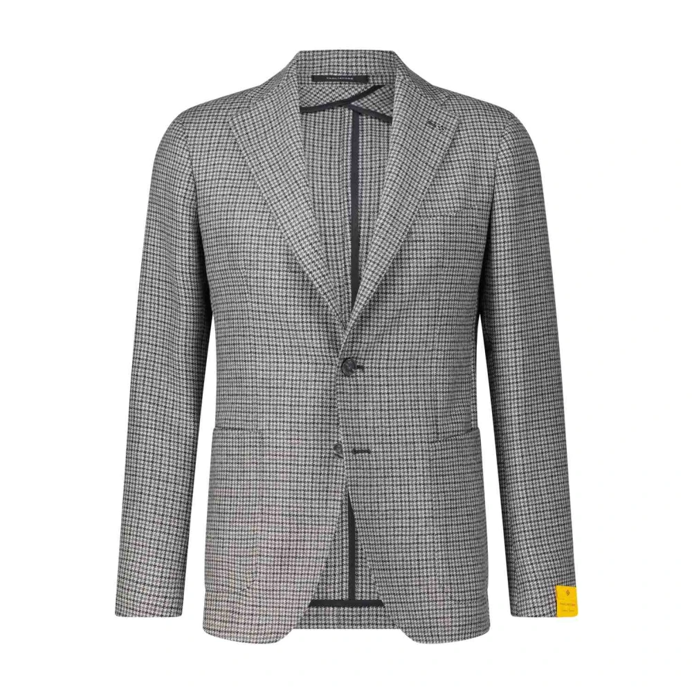 Tagliatore Jasje met pied-de-poule patroon Gray Heren