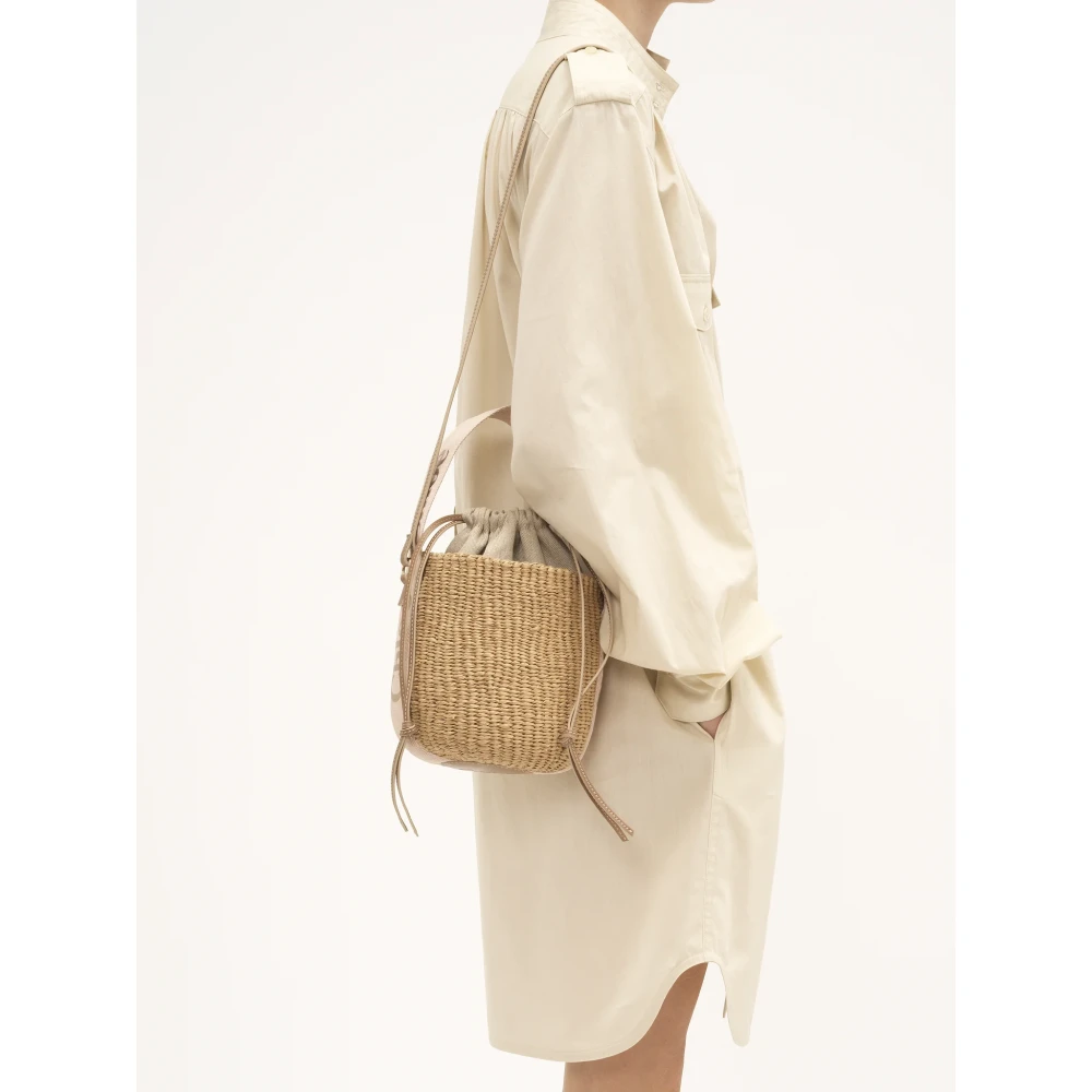 Chloé Beige Mandentas met Lintsluiting Beige Dames