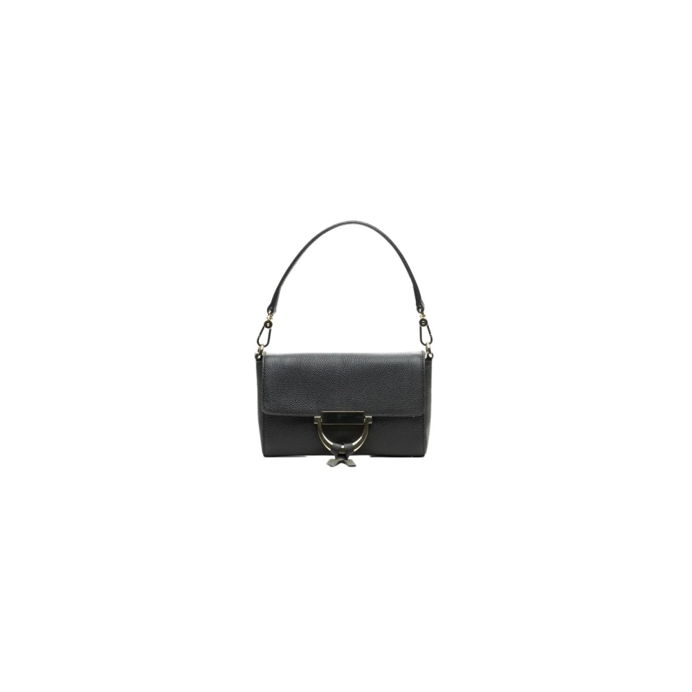 Abro Crossbody bags Umhängetasche Temi Black Gold in zwart