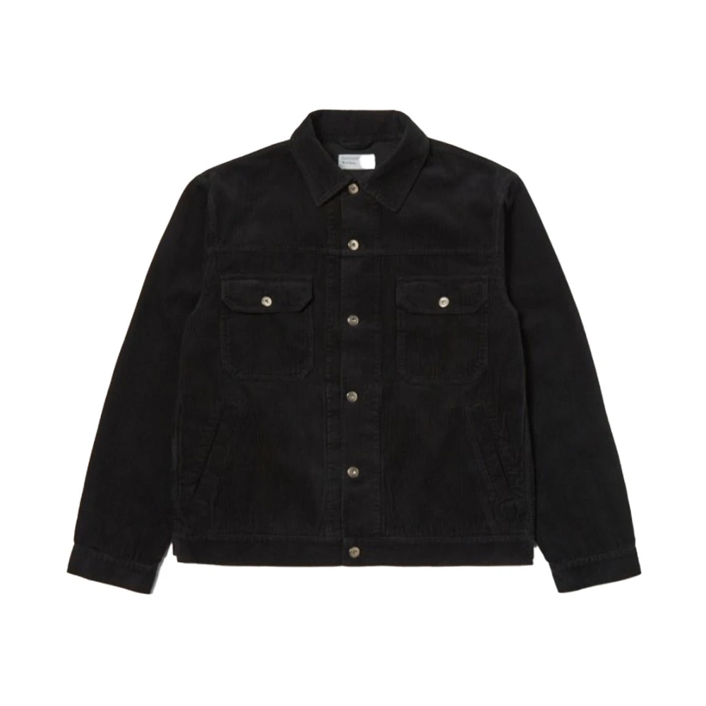 Universal Works Zwarte Trucker II Jack Black Heren