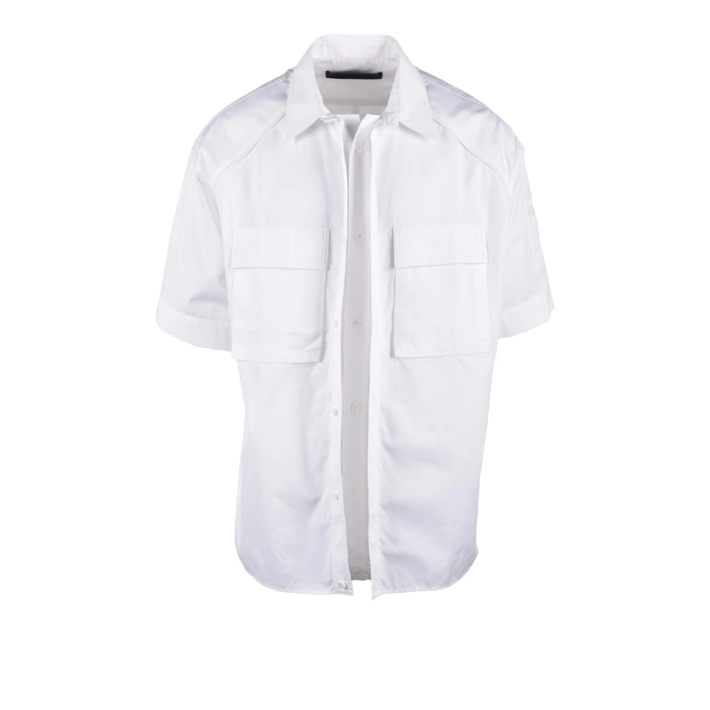 Juun.J Katoenen Overhemd White Heren