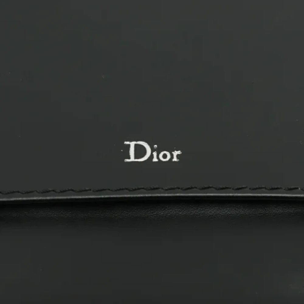 Dior Vintage Pre-owned Leather shoulder-bags Black Heren