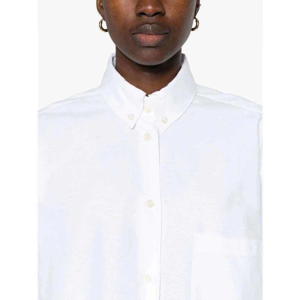 Andamane Witte Oversized Button-Down Shirt White Dames