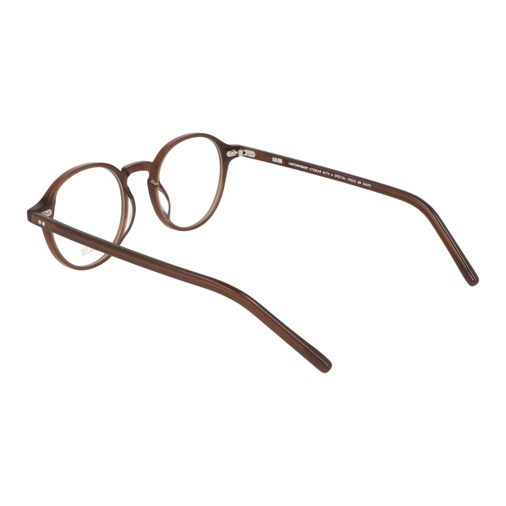 Kaleos Ronde acetaatbril Strasser Brown Dames