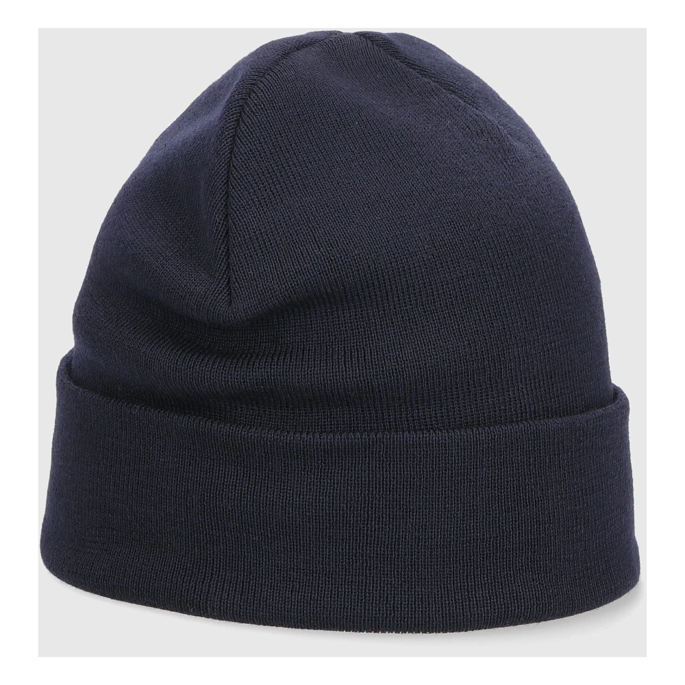 Borsalino Wollen Street Beanie Hoed Blue Unisex