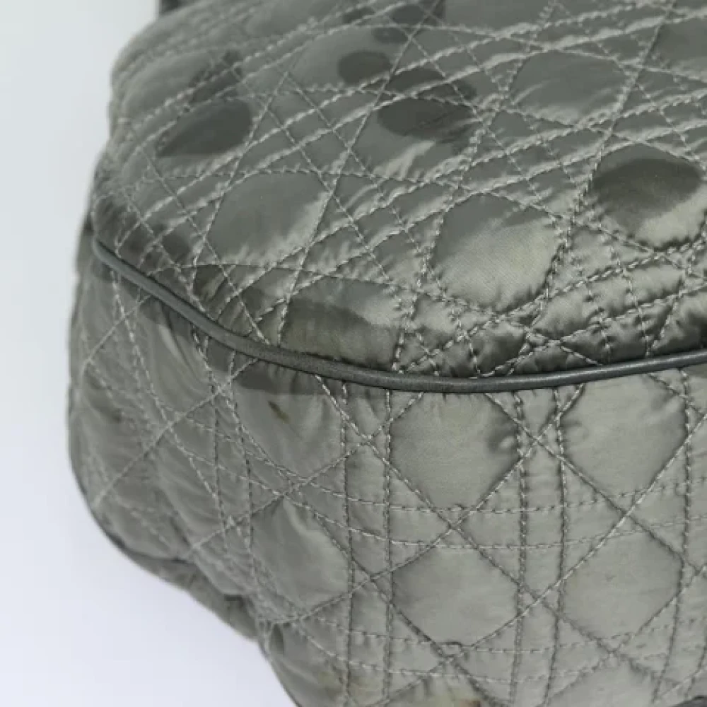 Dior Vintage Pre-owned Nylon handbags Gray Dames