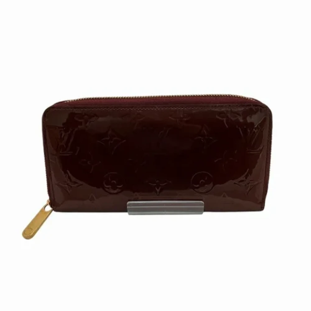 Louis Vuitton Vintage Pre-owned Fabric wallets Red Dames