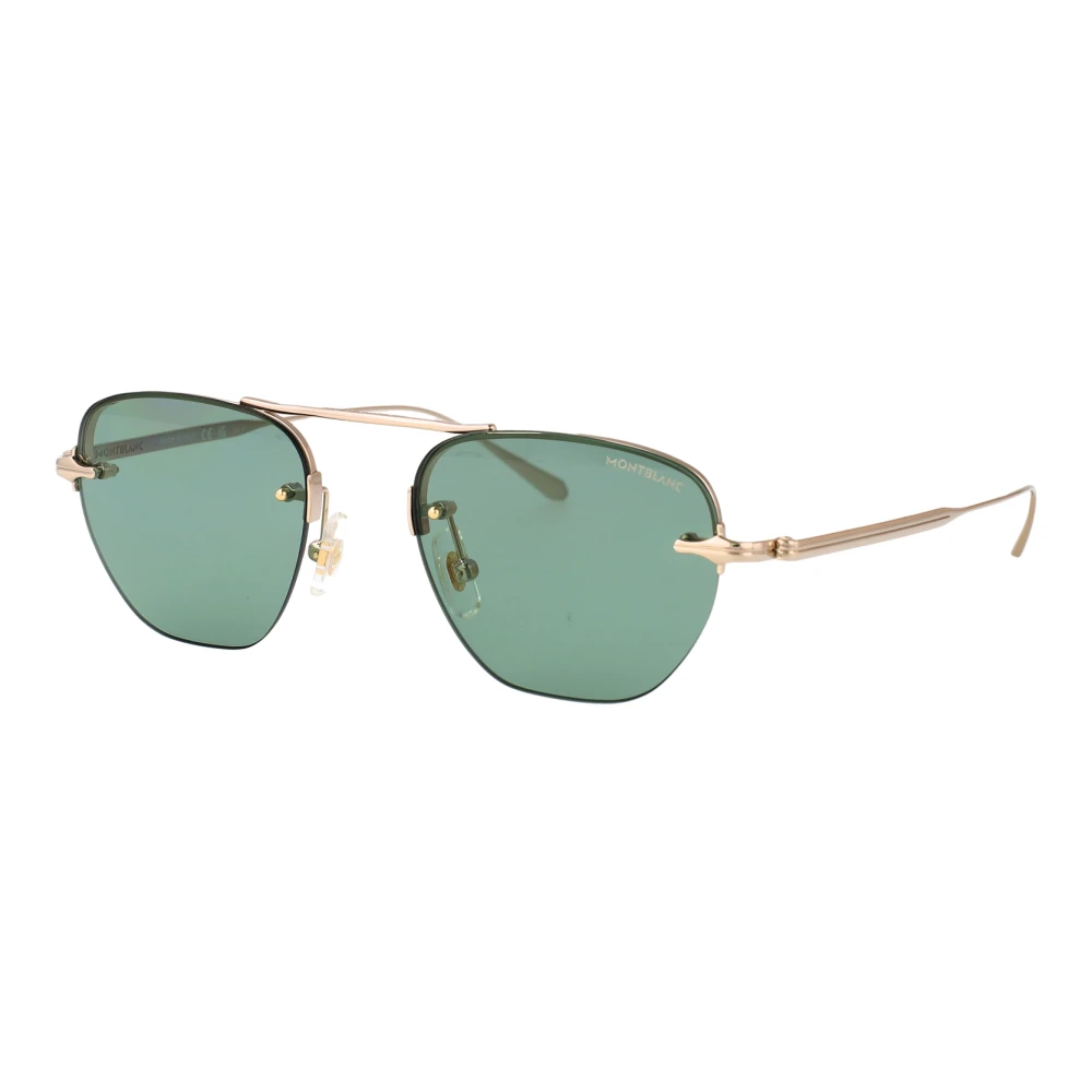 Montblanc Men's Yellow Sunglasses, 52 Mm, Stylish Sunglasses With Model Mb0404s 003