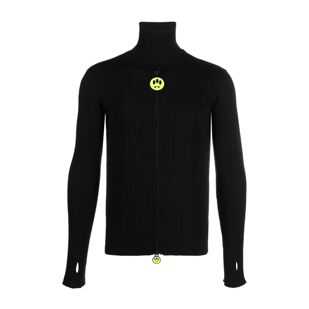 Barrow Stijlvolle Gebreide Turtle Neck Sweater Black Heren