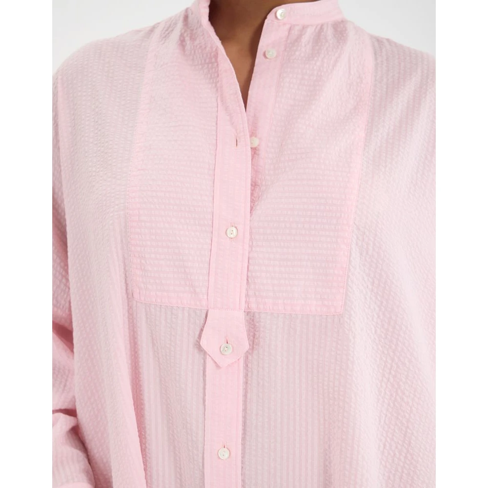 Ines De La Fressange Paris Katoenen Jongensjurk Pink Dames
