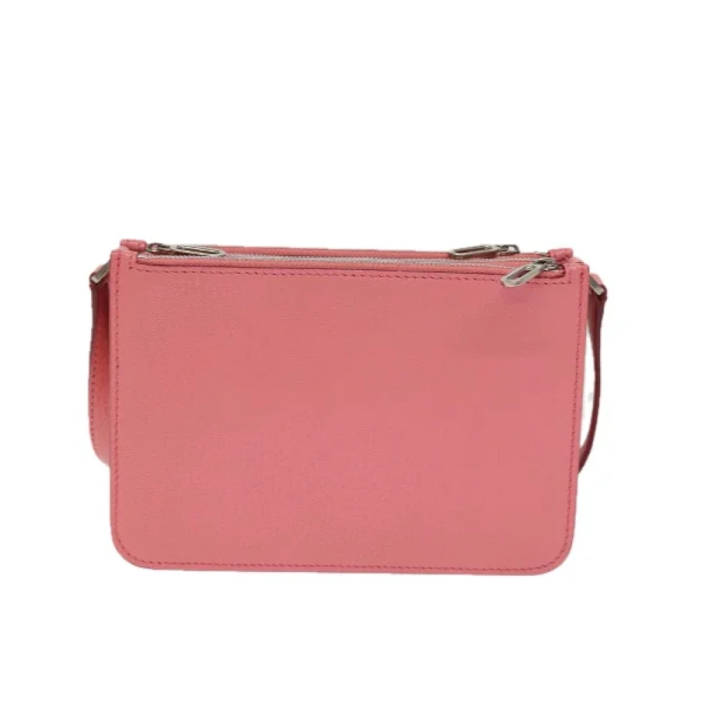Burberry Vintage Pre-owned Leather shoulder-bags Pink Dames