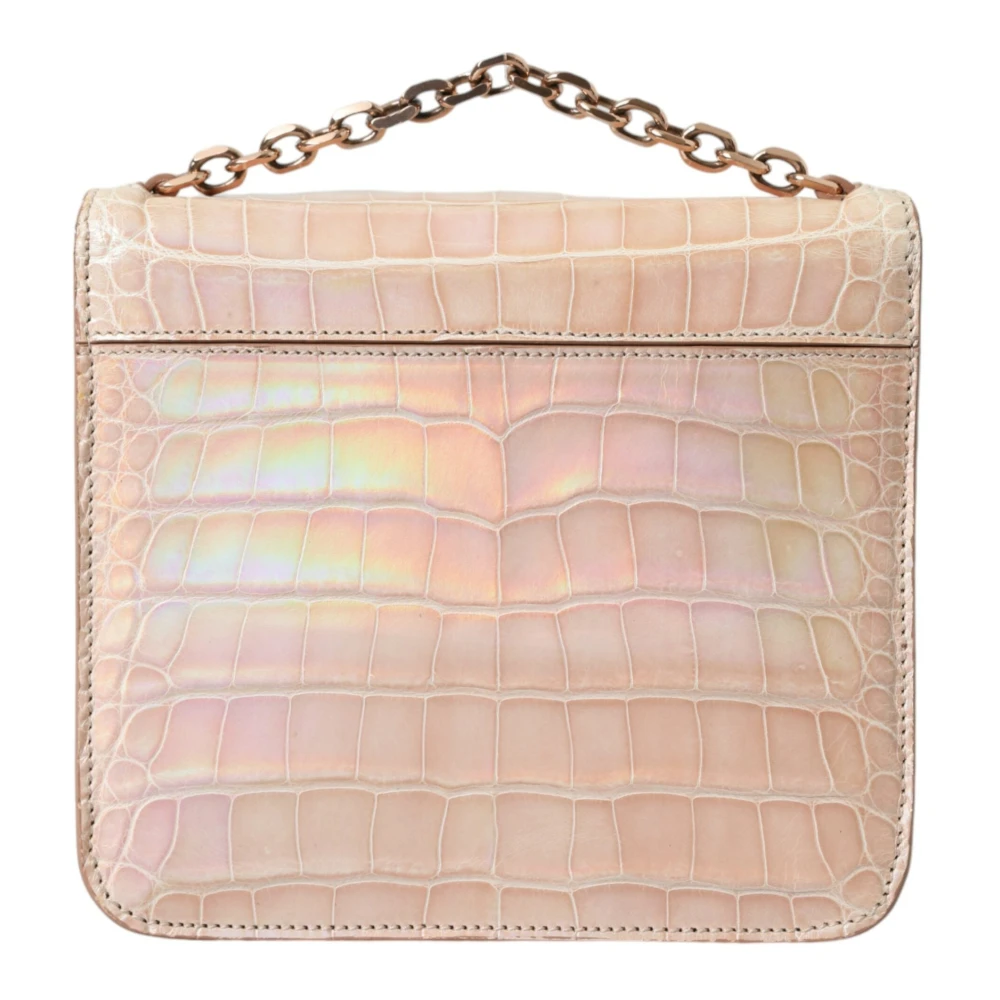 Balenciaga Elegante Mini Ketting Beige Clutch Beige Dames