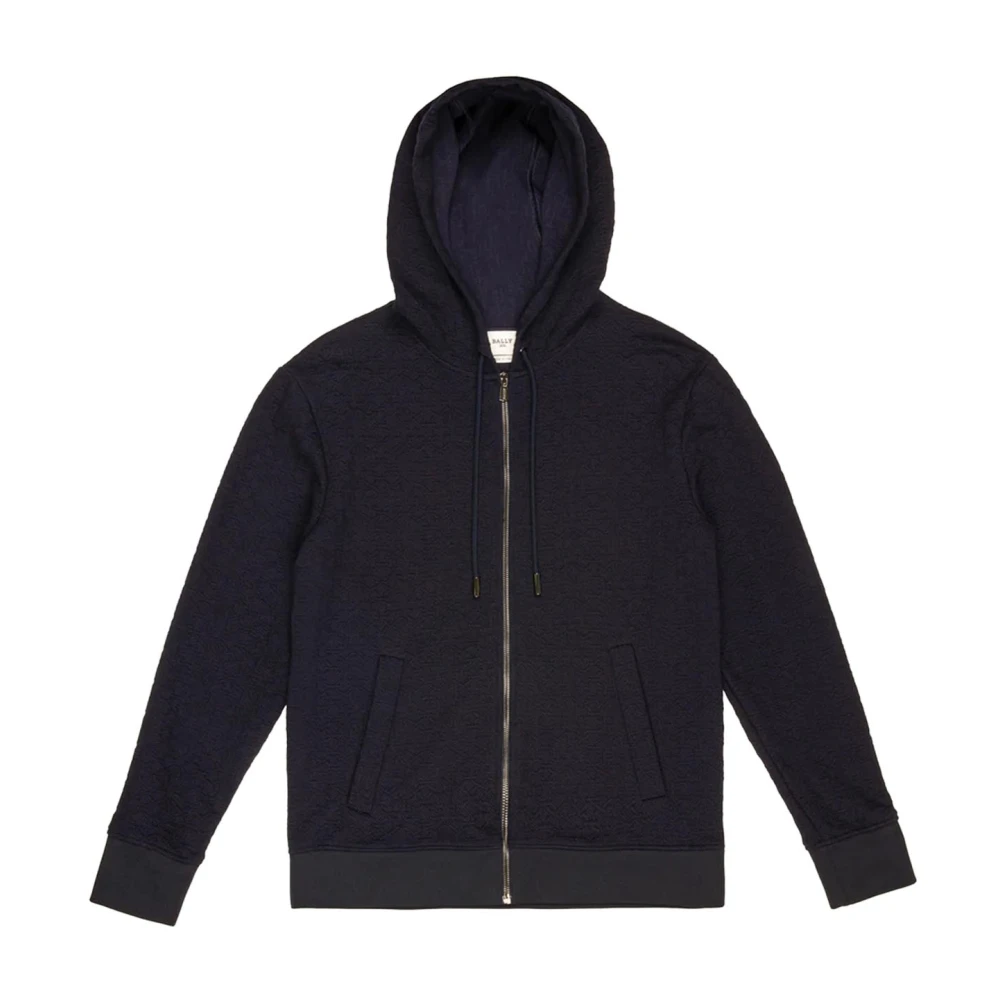 Bally Hoodie Sweatshirt met capuchon Blue Dames