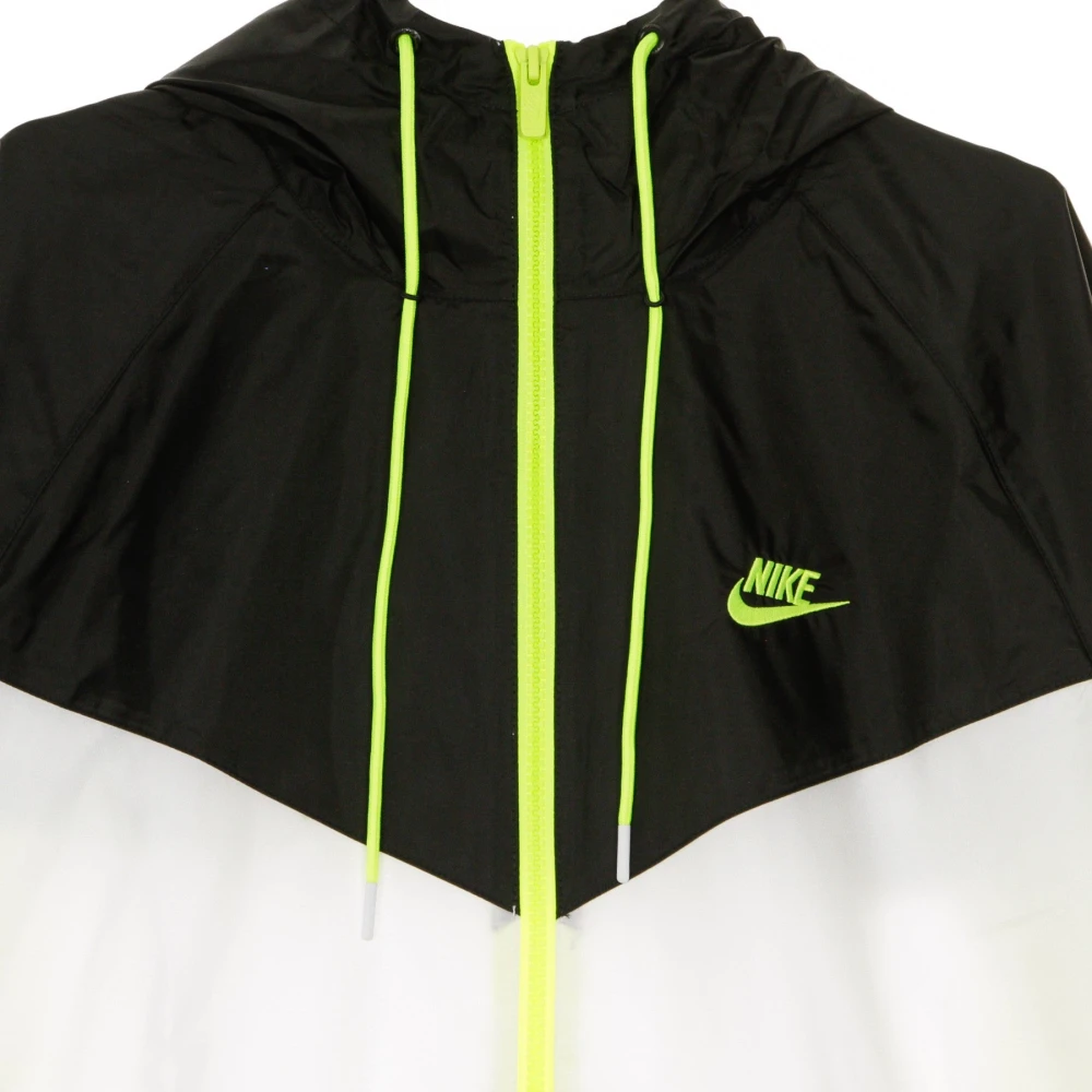 Nike Windjack in wit zwart volt Multicolor Heren