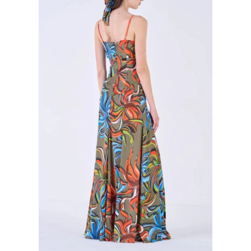 Silvian Heach Lange jurk voor vrouwen Multicolor Dames