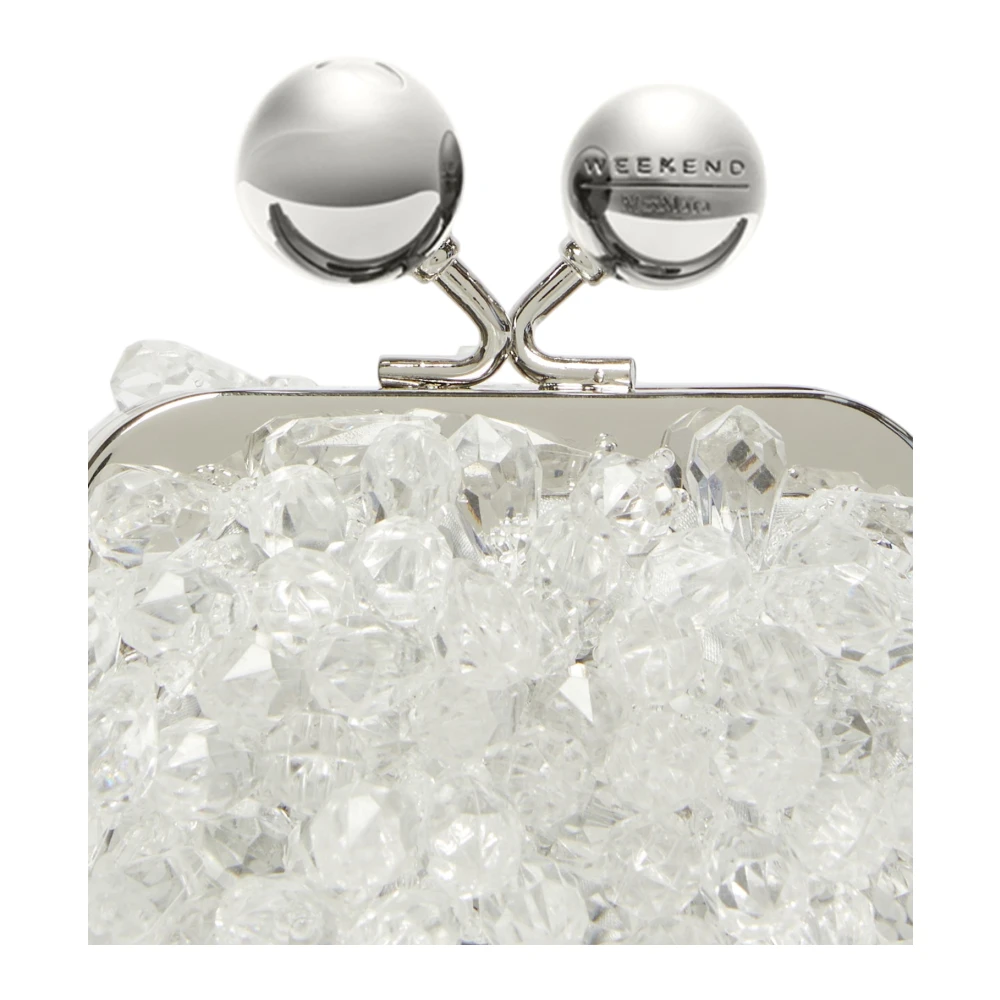 Max Mara Weekend Stijlvolle Leren Tas voor Dagelijks Gebruik White Dames