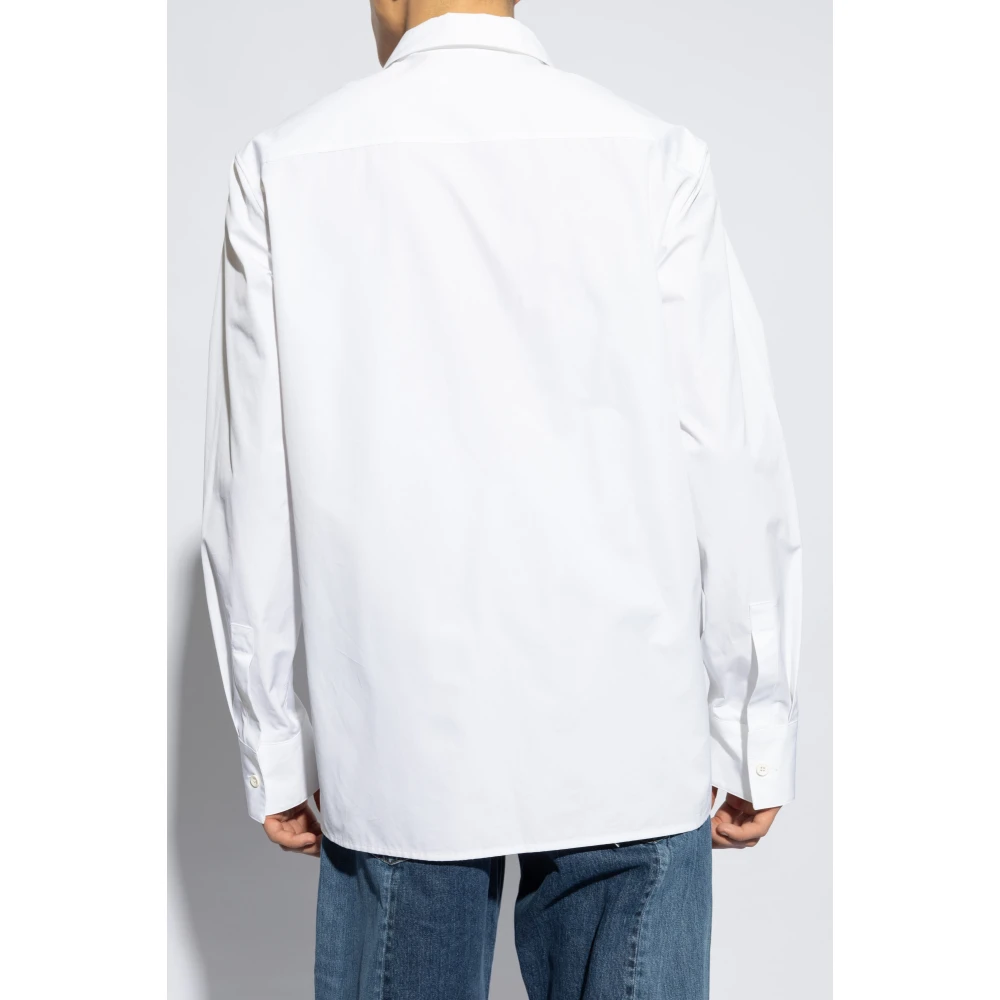 Jil Sander Katoenen shirt White Heren