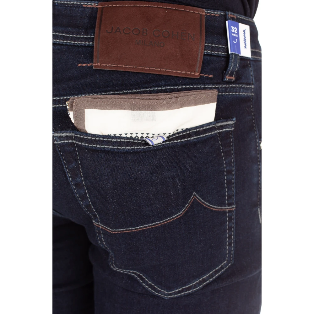 Jacob Cohën Denim Jeans met Sartoriale Details Blue Heren