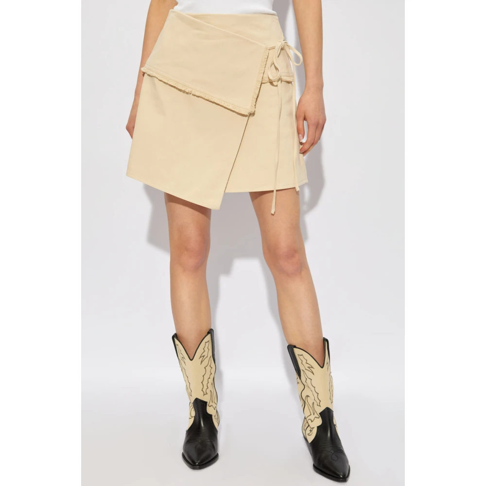 Samsøe Sadi Rok Beige Dames