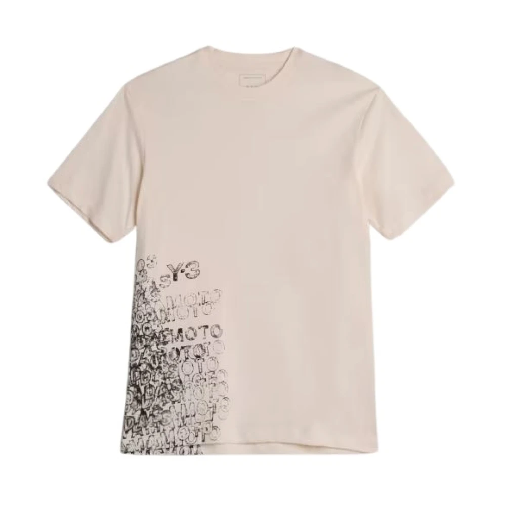 Y-3 Men's Beige T-Shirt - T-Shirts - M - Tops