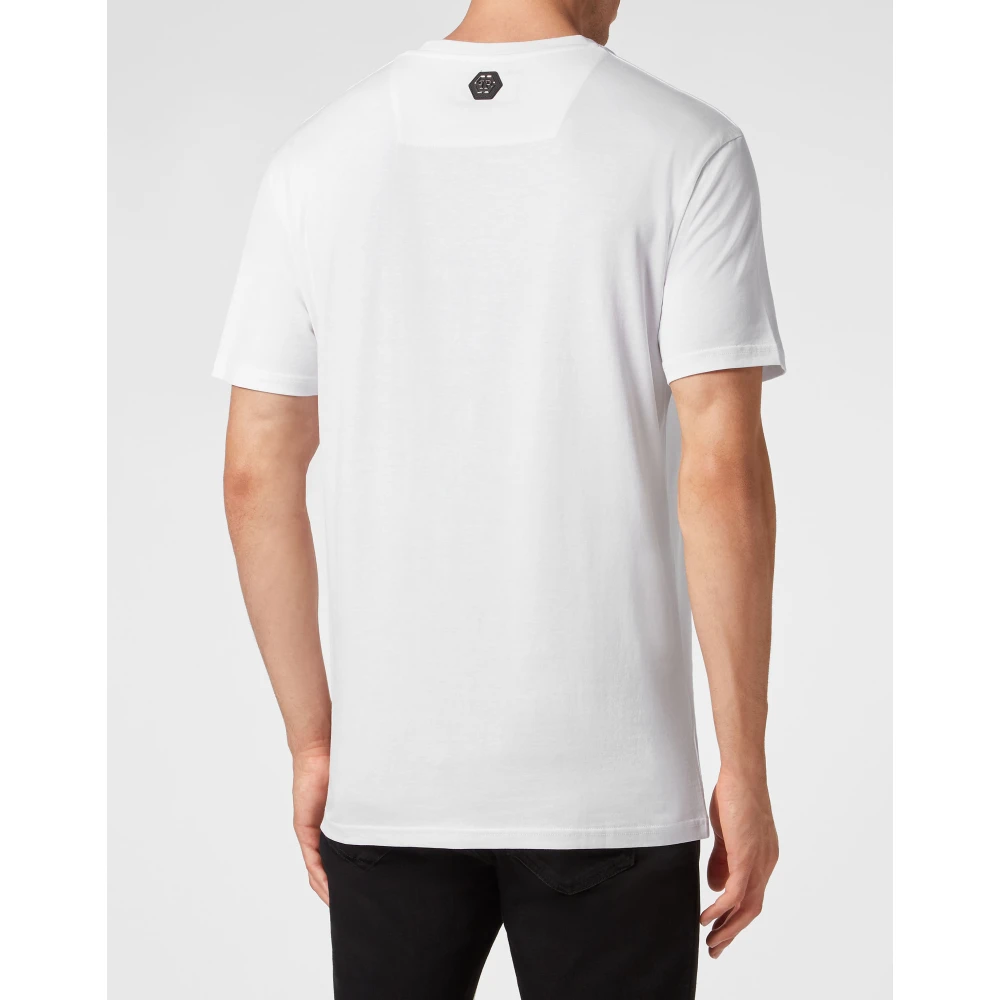 Philipp Plein Witte T-shirts en Polos White Heren