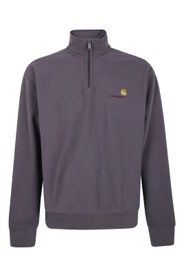 Amerikansk Script Half Zip Sweat
