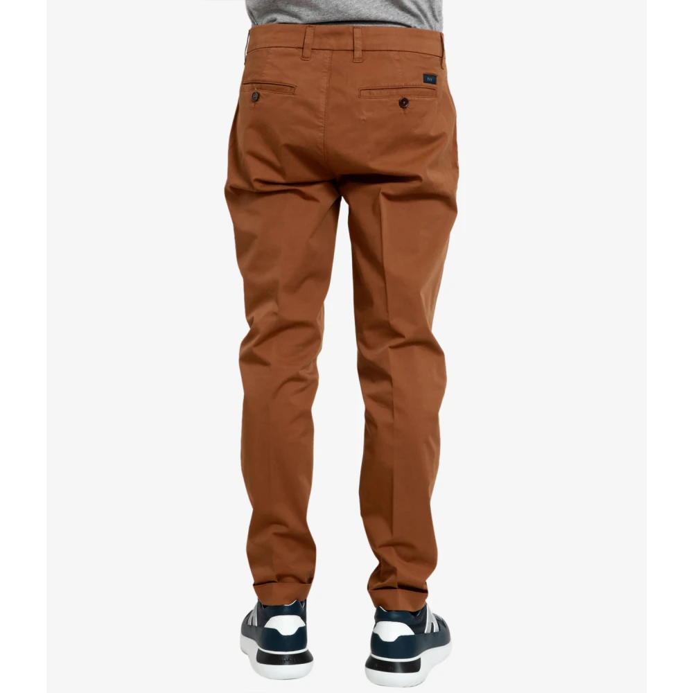 Fay Chinos Brown Heren