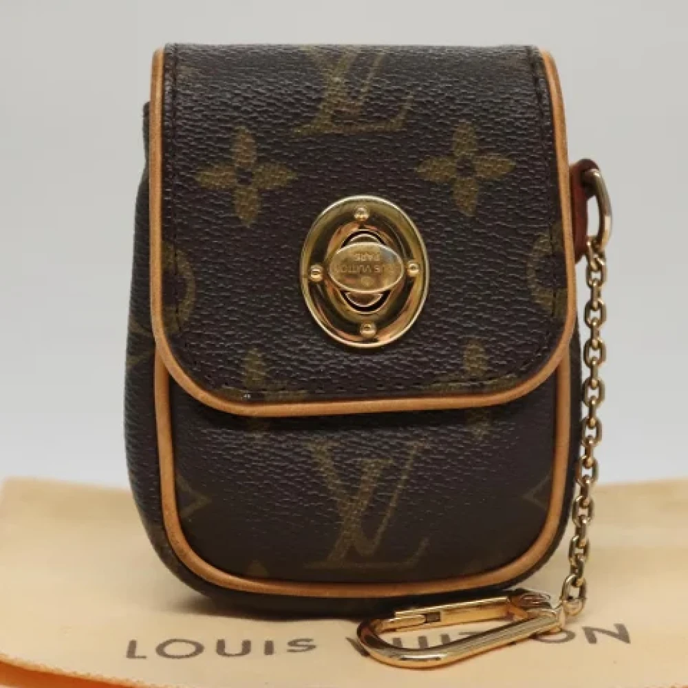 Louis Vuitton Vintage Pre-owned Canvas pouches Brown Dames