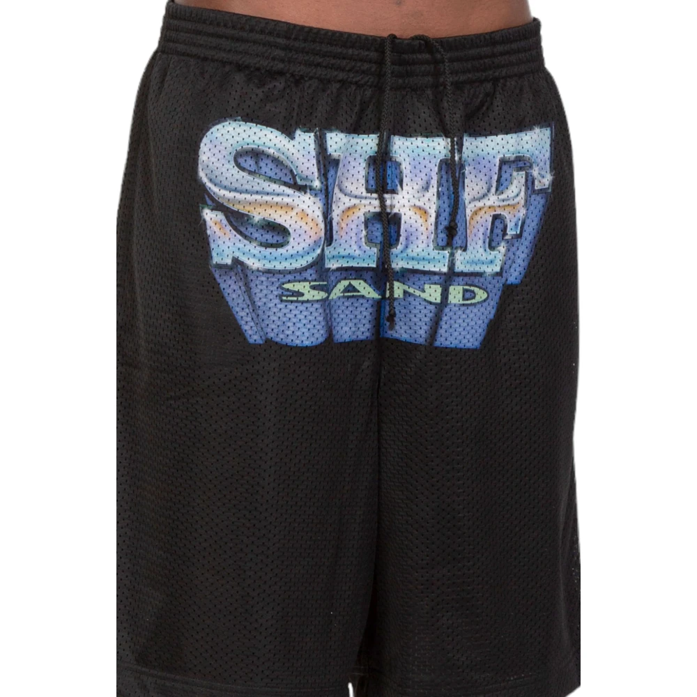 SKY High Farm Zwarte Mesh Shorts voor Actieve Slijtage Black Heren