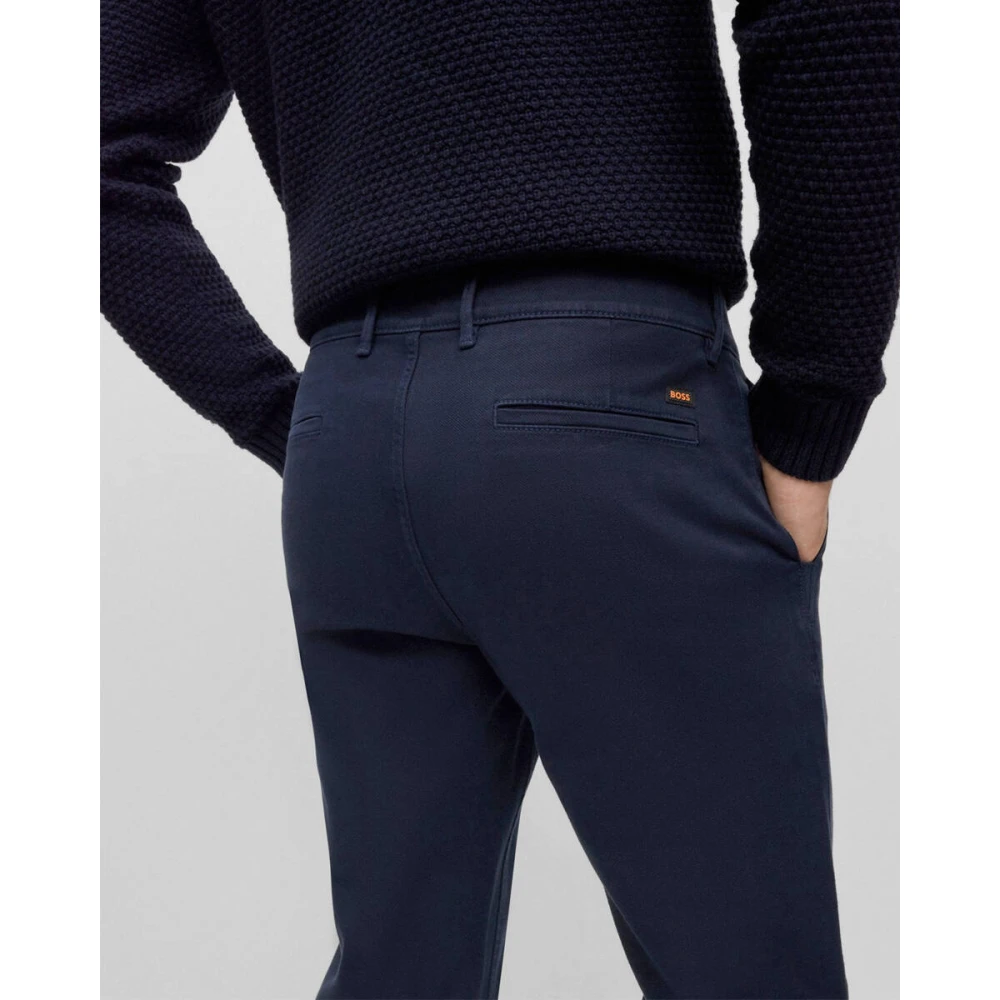 Boss Orange Slim Fit Chino Blue Heren