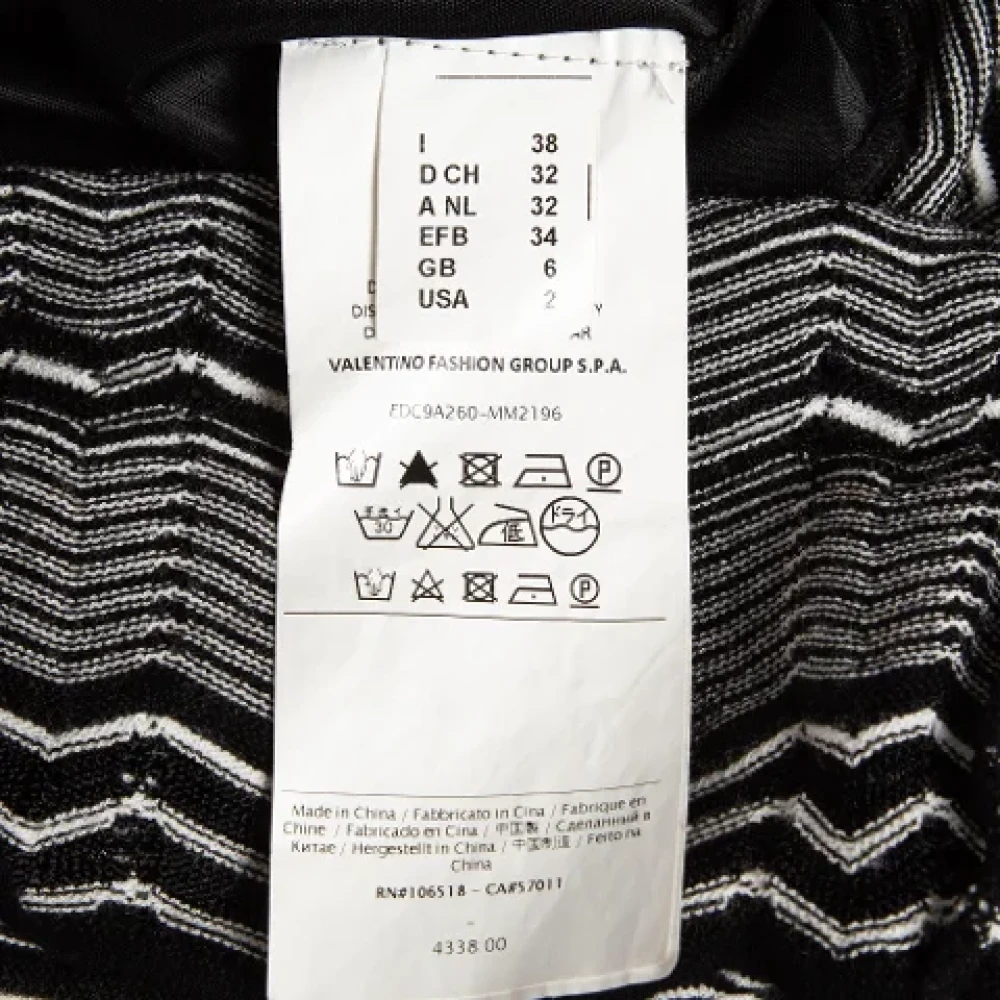 Missoni Pre-owned Knit dresses Black Dames