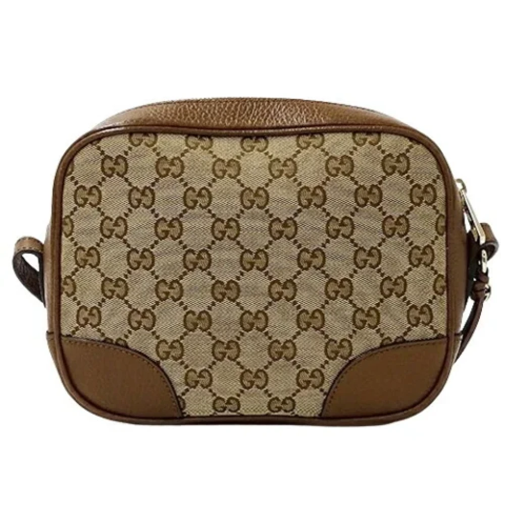 Gucci Vintage Pre-owned Canvas gucci-bags Brown Dames