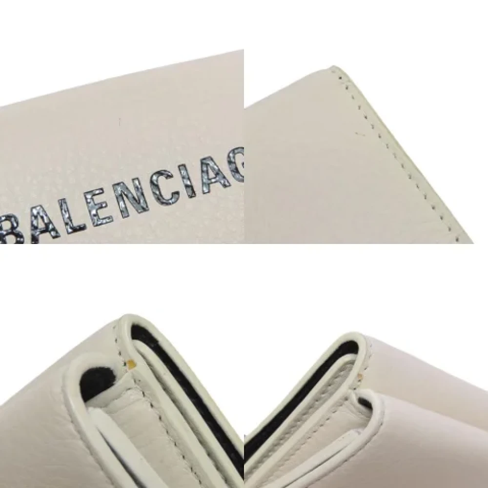 Balenciaga Vintage Pre-owned Leather wallets White Dames