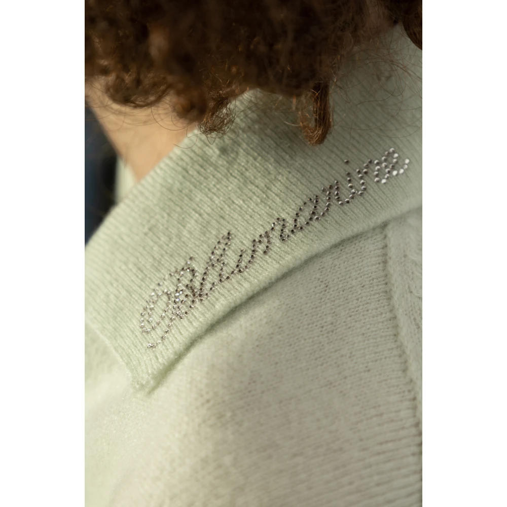Blumarine Wollen Polo Green Dames