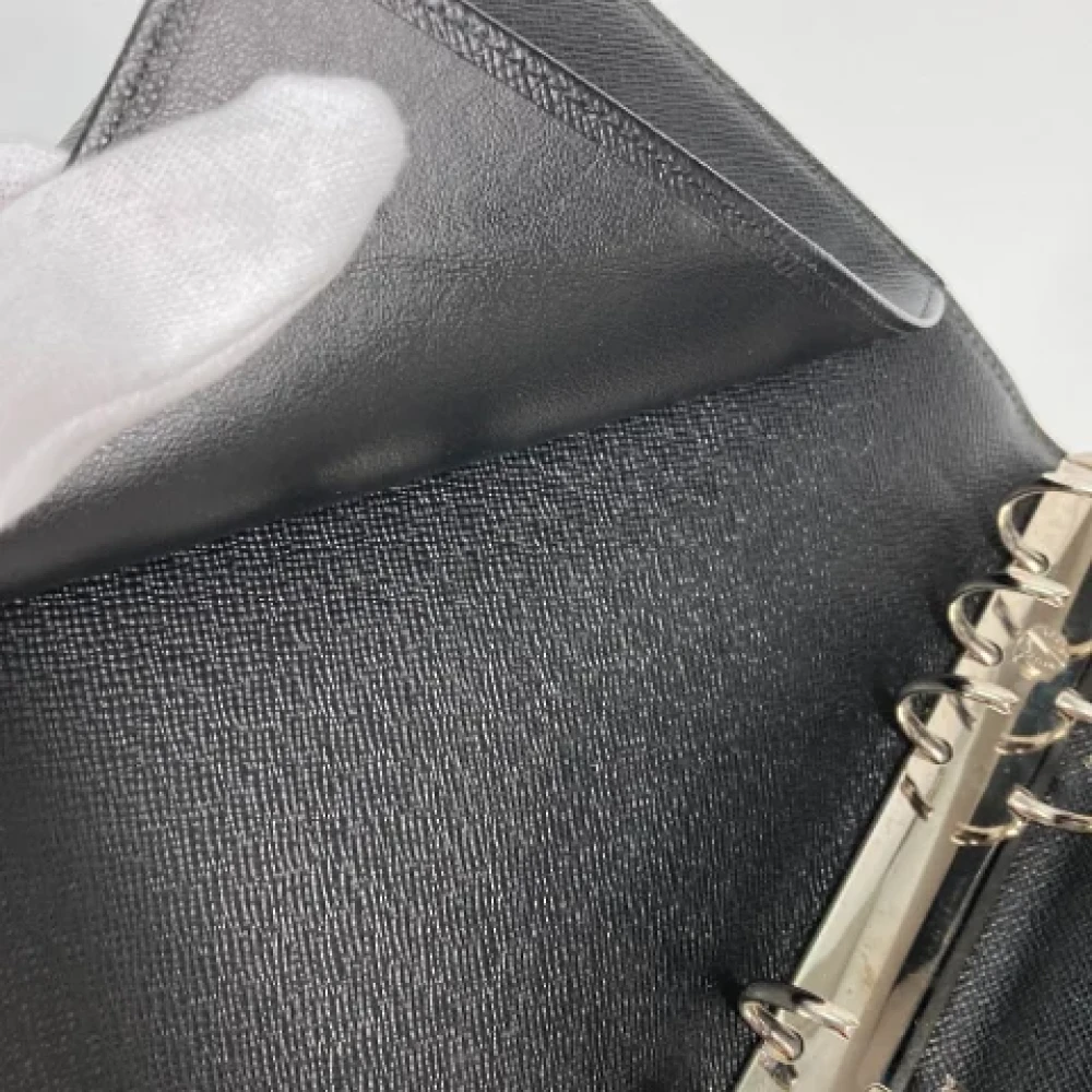 Louis Vuitton Vintage Pre-owned Leather home-office Black Dames