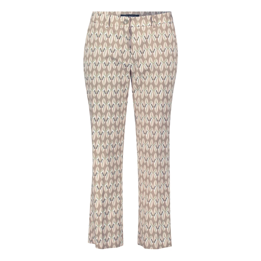 Betty Barclay Relaxed Fit Businessbroek met Grafische Print Multicolor Dames